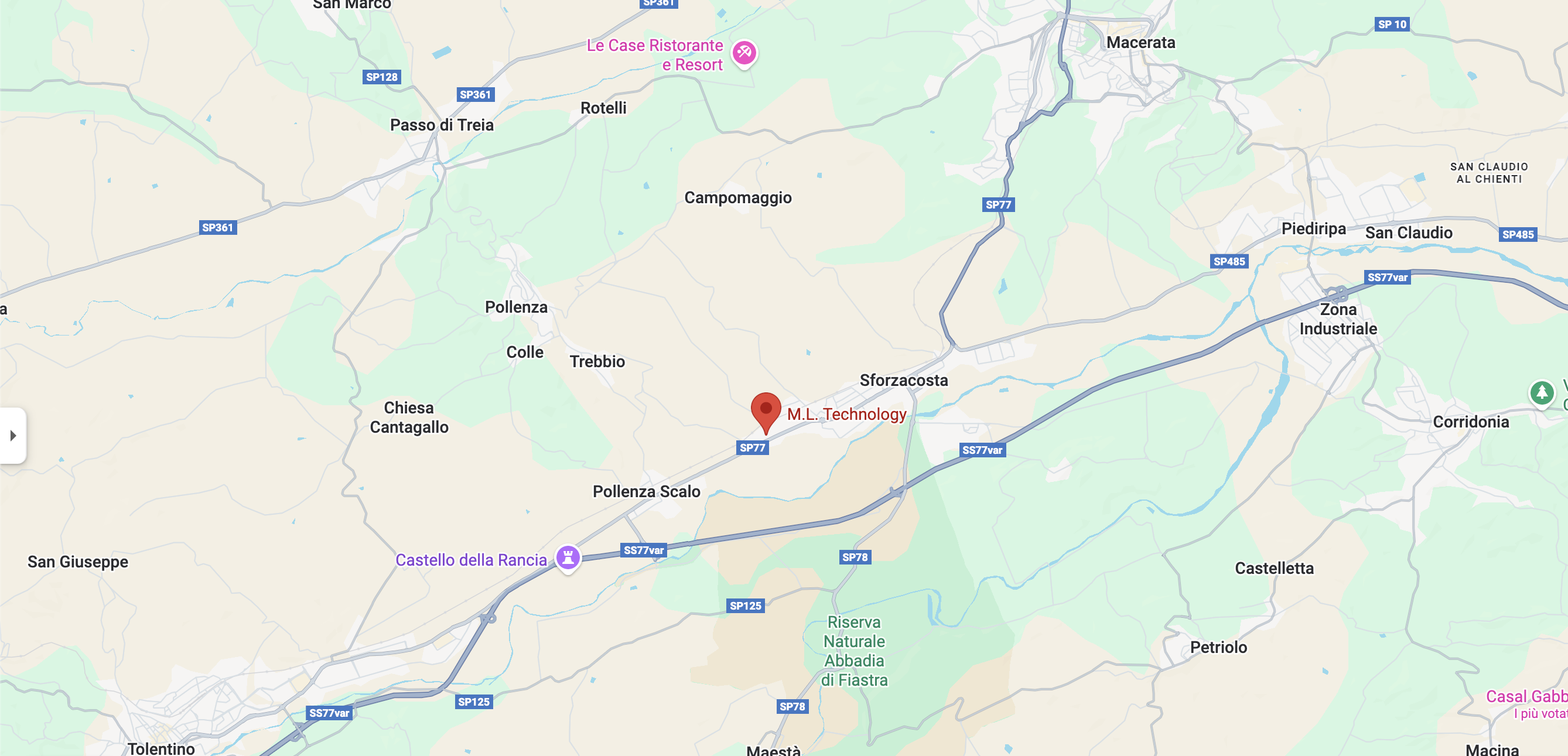 Mappa Sede ML Technology